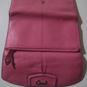 Pink Coach wallet